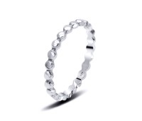 Dot Strip Silver Ring NSR-3357